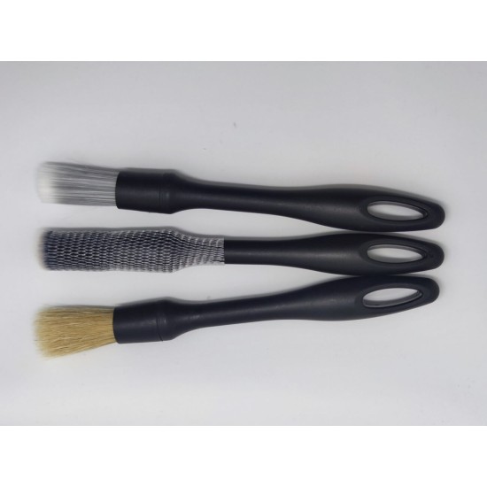 Detailingové štětce - set 3ks v krabičce