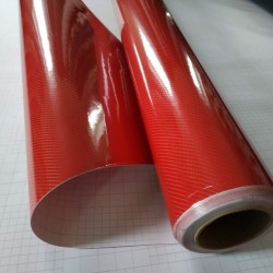 Červená 5D karbonová fólie (vzor 1)