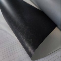 Černá 2D karbonová fólie Ceramic - matná