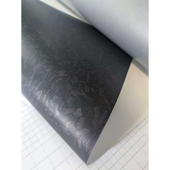 Černá 2D karbonová fólie Ceramic - matná