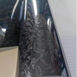 Černá 2D karbonová fólie Ceramic - lesklá