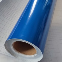Tmavá modrá lesklá fólie