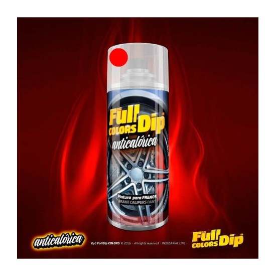 Full Dip® - sprej na brzdové třmeny - červený