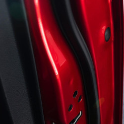 Červená lesklá Aluminium metalická fólie - R-HD