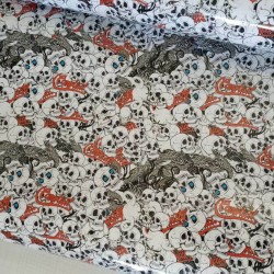 Stickerbomb fólie HD-090 - lebky