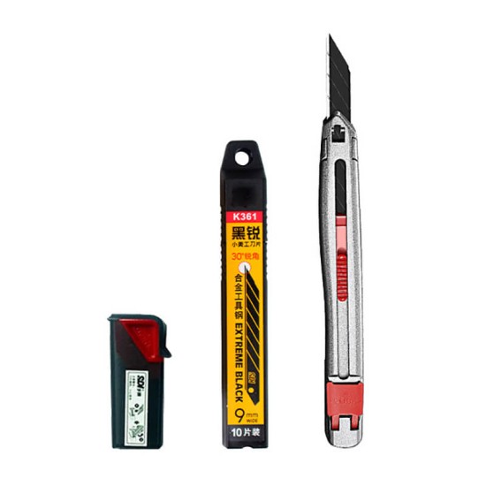 Řezák + 10ks břity + kontejner na odlamování