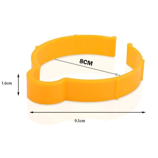 Klipy na fólii 8cm -5ks