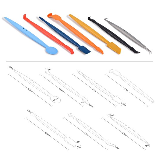Wrap sticks - 7 dílná sada s magnety