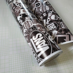 Stickerbomb fólie HD-058 Black&White