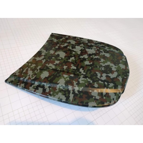 Maskáčová fólie - digitální vzor