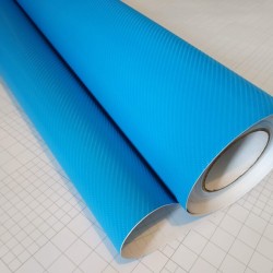 Modrá 4D karbonová fólie