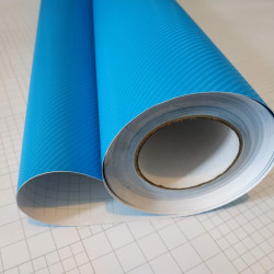 Modrá 4D karbonová fólie