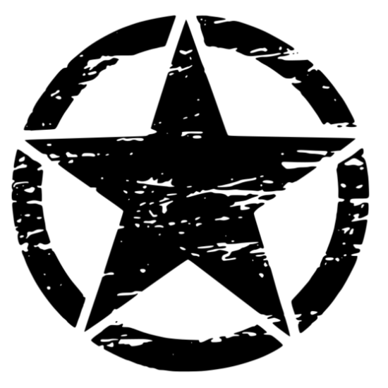 Army star -nálepka Army star -nálepka