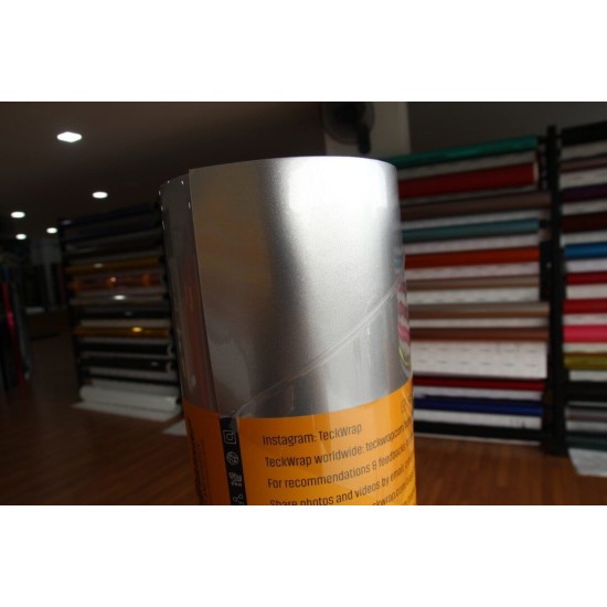 Stříbrná lesklá Aluminium metalická fólie - HD