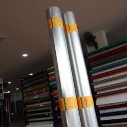 Stříbrná lesklá Aluminium metalická fólie - HD