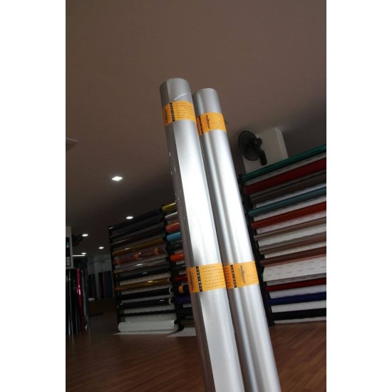 Stříbrná lesklá Aluminium metalická fólie - HD