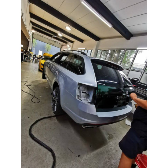 Zelená lovecká lesklá Aluminium metalická fólie - HD