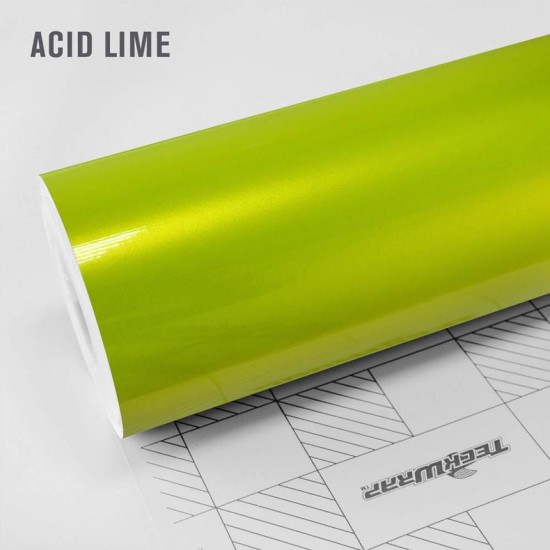 Acid Lime lesklá metalická fólie - RB07