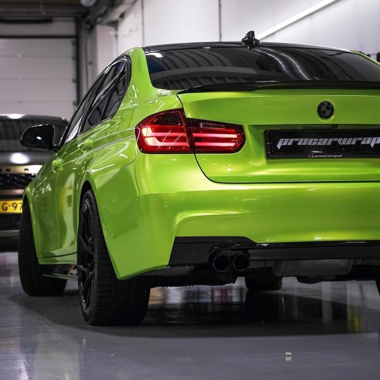 Acid Lime lesklá metalická fólie - RB07