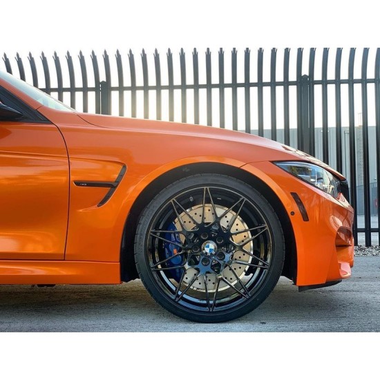 Deep Orange lesklá metalická fólie - RB19