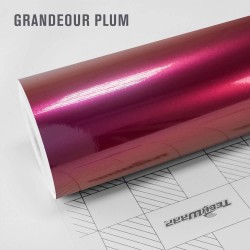 Grandeur Plum lesklá metalická fólie - RB05