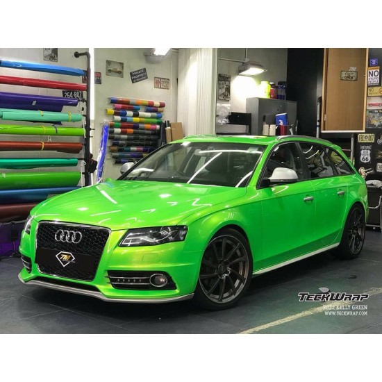 Kelly Green lesklá metalická fólie - RB22 - HD