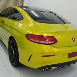 Mustard Yellow lesklá metalická fólia - RB23