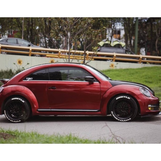 Tmavá červená lesklá Aluminium metalická fólie - HD