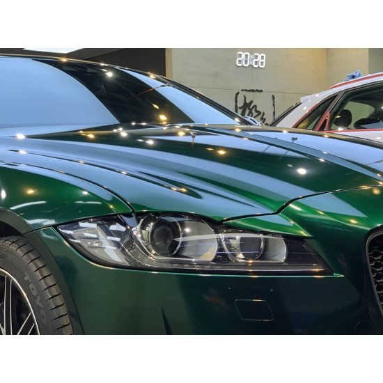 Zelená lovecká lesklá Aluminium metalická fólie - HD