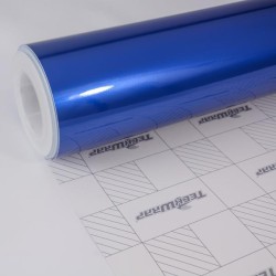 Modrá lesklá Aluminium metalická fólie - HD