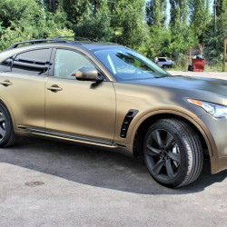 Bond Gold matná metalická fólie