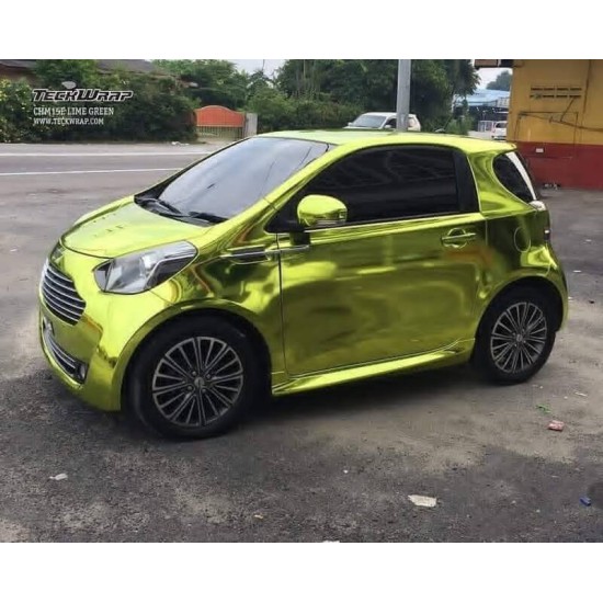 Limetková chromová wrap fólie