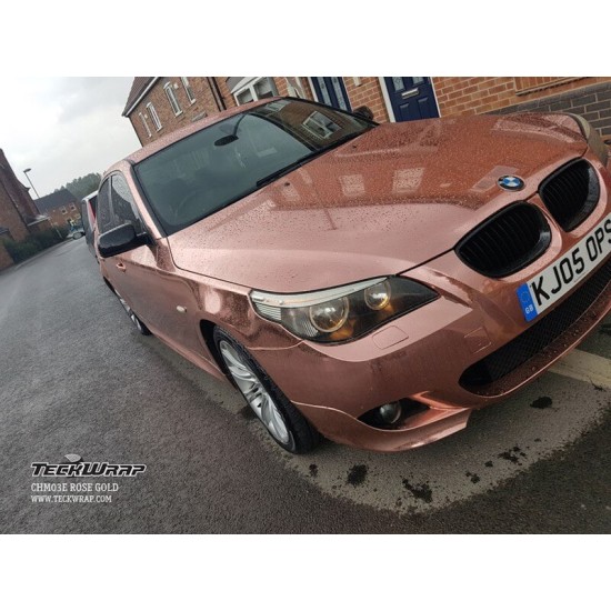 Růžová chromová fólie