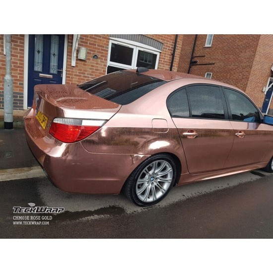 Růžová chromová fólie